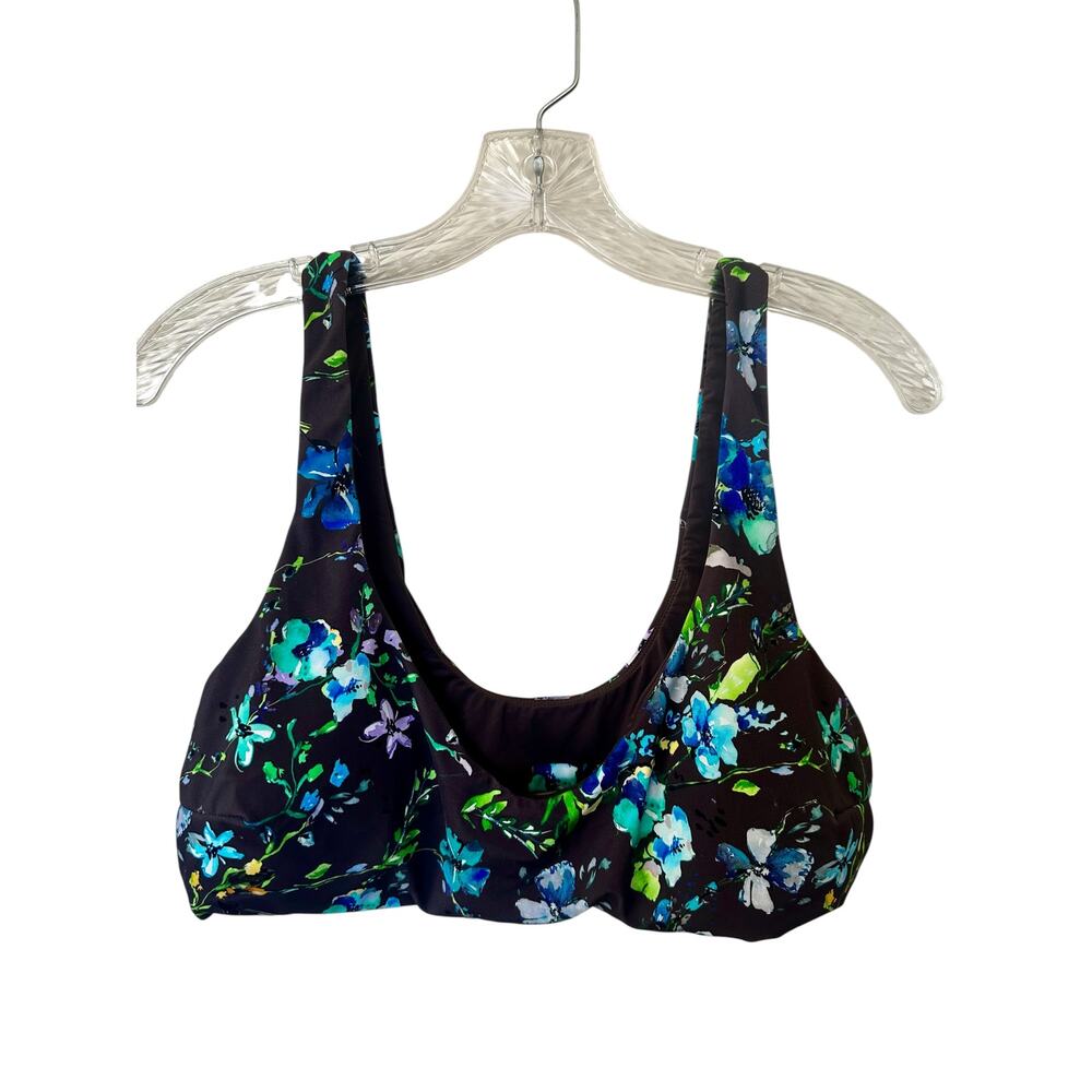 NWT Andie Wildflowers Bikini Top Floral Bralette Size Large